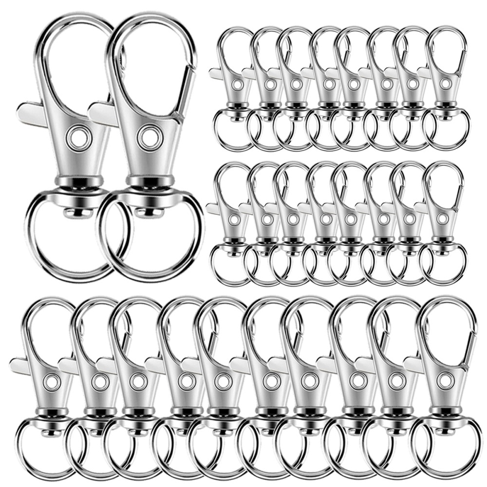 Jewelry Making Chain - 25-200 Stuks Metalen Draaibare Karabijnhaken Karabijnhaak