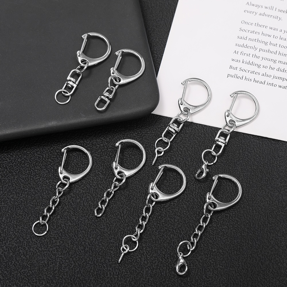 Jewelry Making Chain - 10 stuks kreeftklauw sluitingen sleutelhanger C-vormige