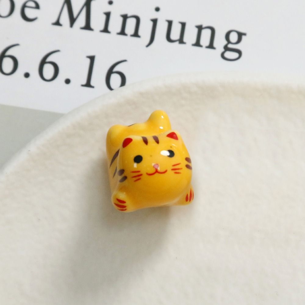 Jewelry Making Japan - Kitty keramische Calico kattenkralen kat maken