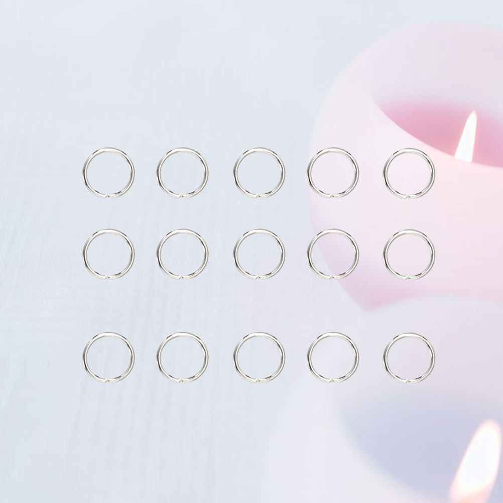 Jewelry Making Chain - 200 stuks gesplitste cirkelringen roestvrijstalen sleutelhangers