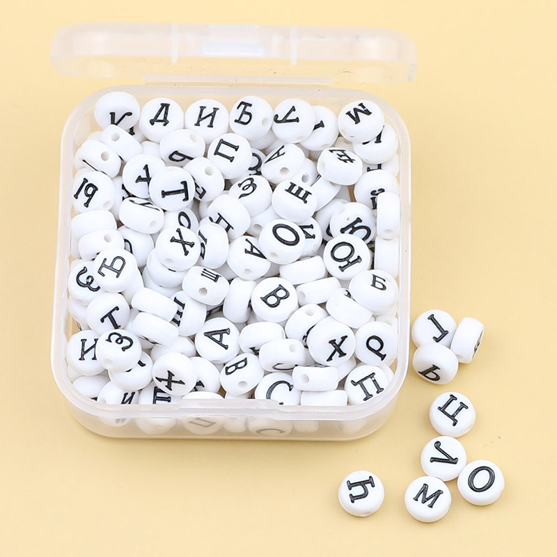 Jewelry Making For 5 Year Old - 1 doos 200 stuks witte 4x7mm