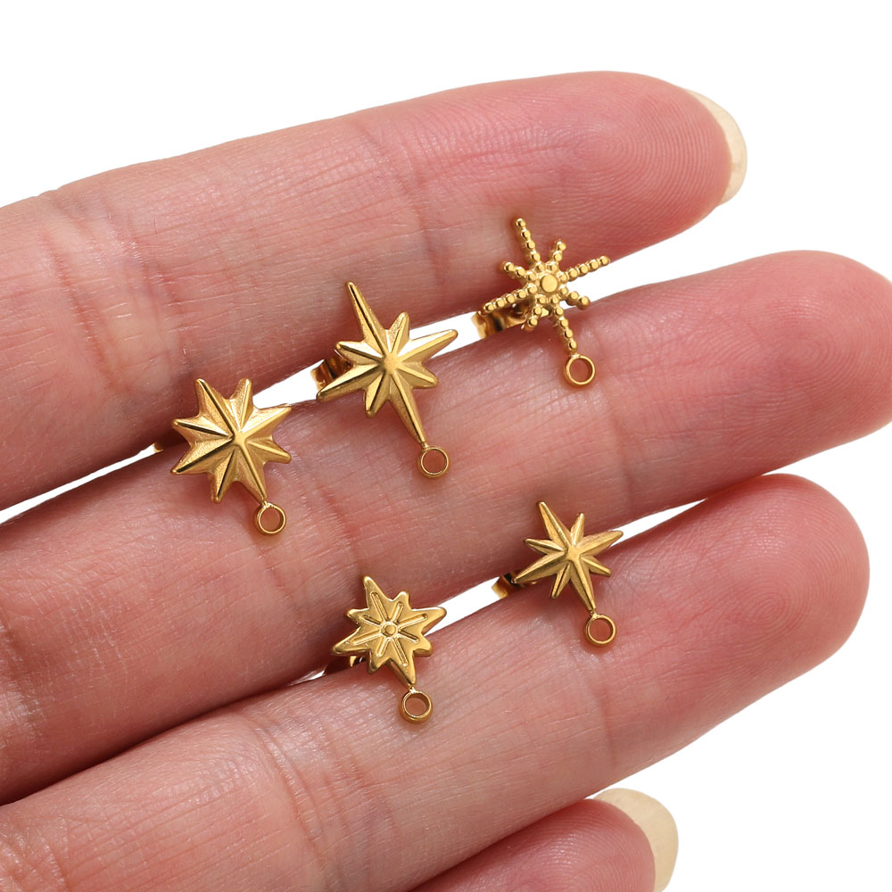 Jewelry Making For Beginners - 6 stuks roestvrijstalen steroorbellen studs voor