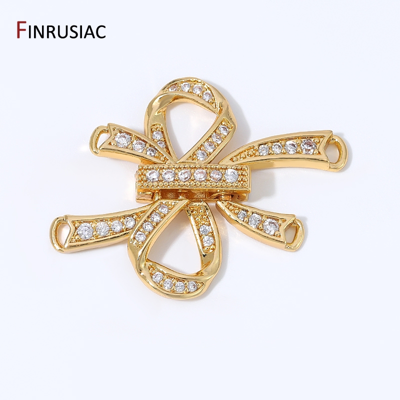 Jewelry Making School - 18K vergulde messing holle lint strik