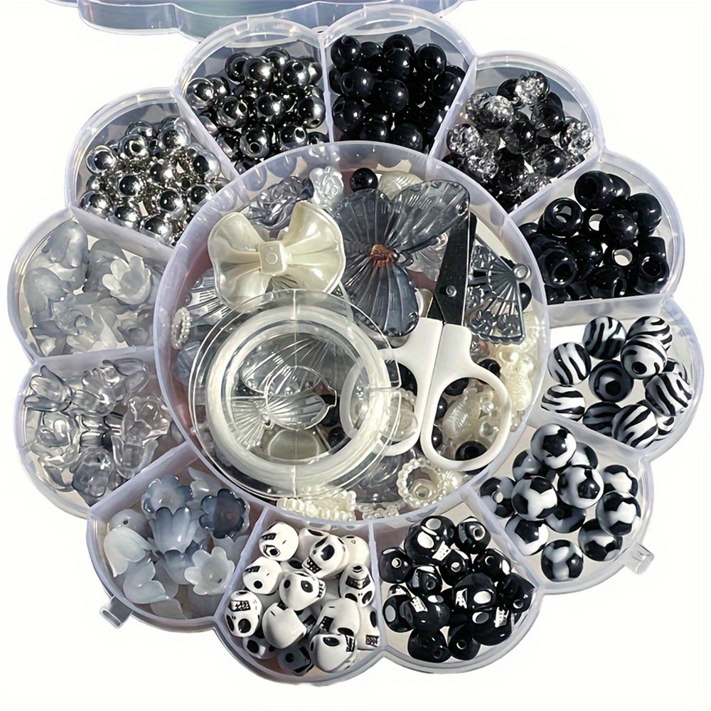Bead Organizer Tray - 13 Grid 120g Willekeurige Bloemvormige Acryl