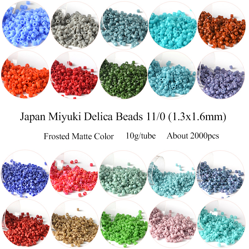 Jewelry Making Japan - 11/0 Japan Miyuki Delica Kralen Frosted