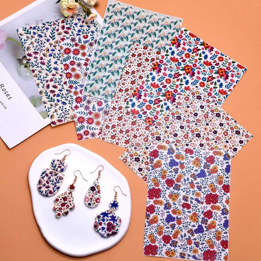Jewelry Making Techniques - SNASAN DIY Weelderige Bloem Aquarel Transfer