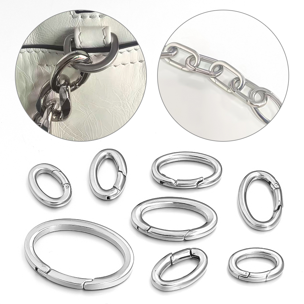1pc roestvrijstalen veersluiti - Jewelry Making Rings recensie en prijs