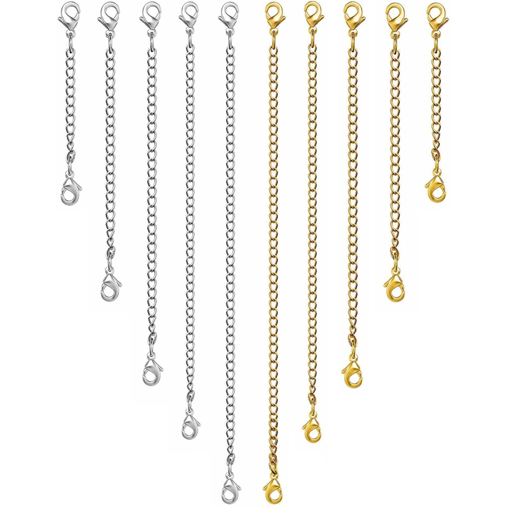 10 stuks kettingverlengstukken - Jewelry Making Chain recensie en prijs