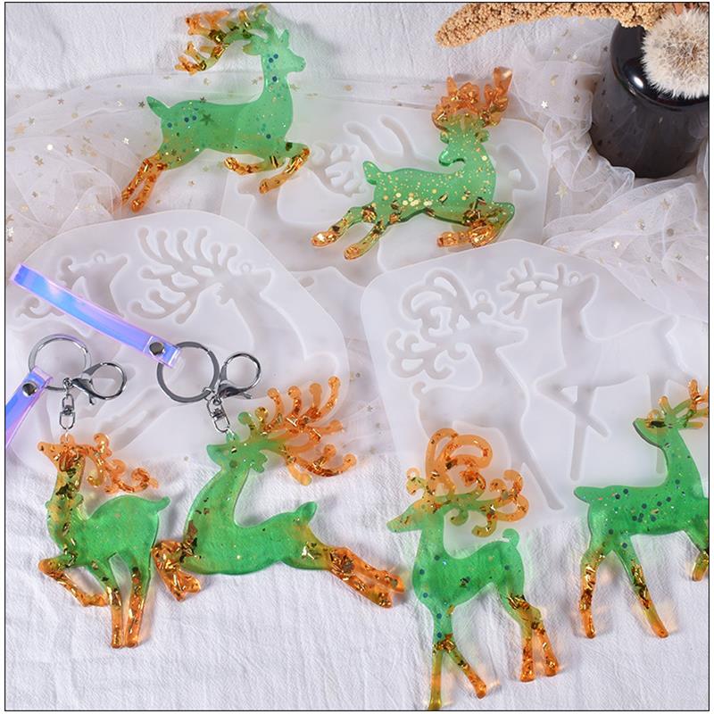 Kerst elanden epoxyhars mal vo - Jewelry Making Techniques recensie en prijs