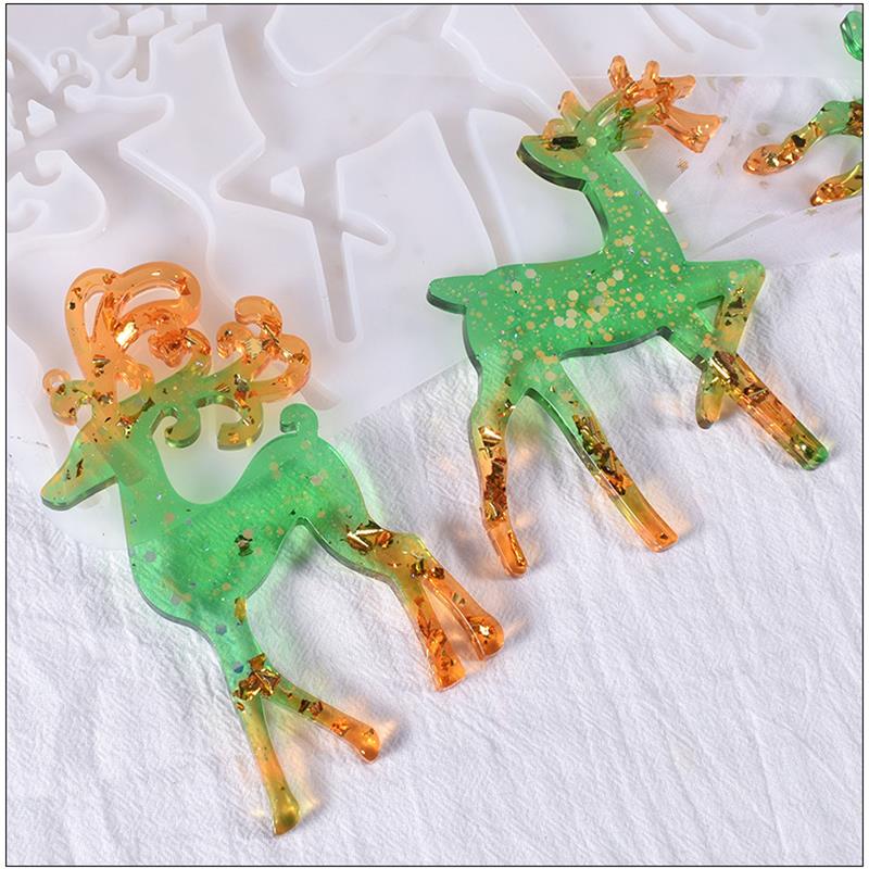 Kerst elanden epoxyhars mal vo - Jewelry Making Techniques recensie en prijs