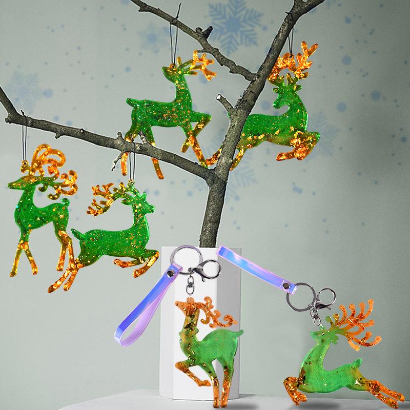 Kerst elanden epoxyhars mal vo - Jewelry Making Techniques recensie en prijs