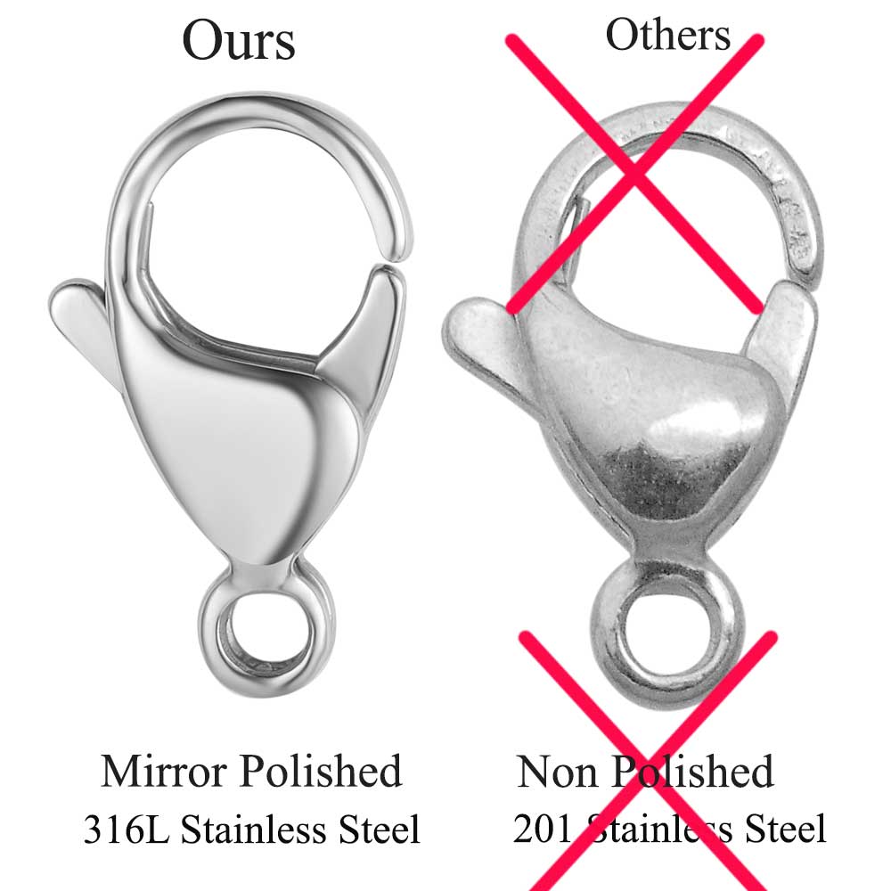 20/30/40 316L RVS Kreeftgespen - Jewelry Making Findings recensie en prijs