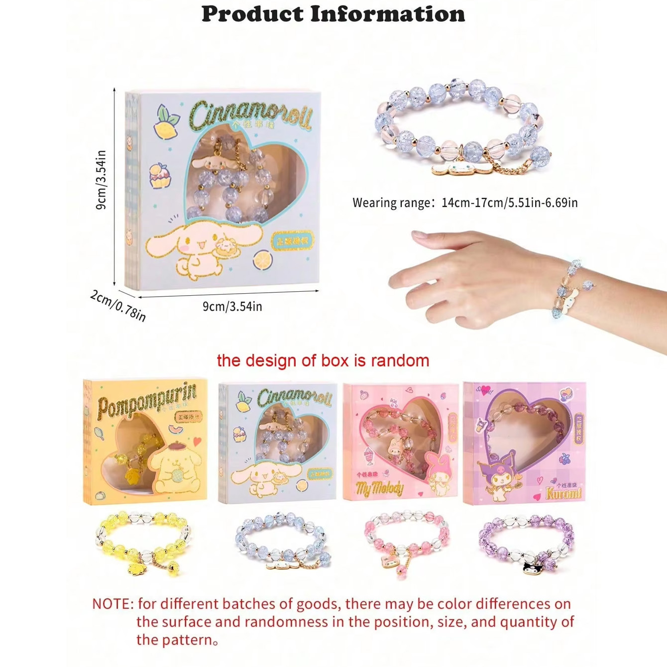 Kuromi My Melody Crackle Bead  - Bead Organizer Tray recensie en prijs