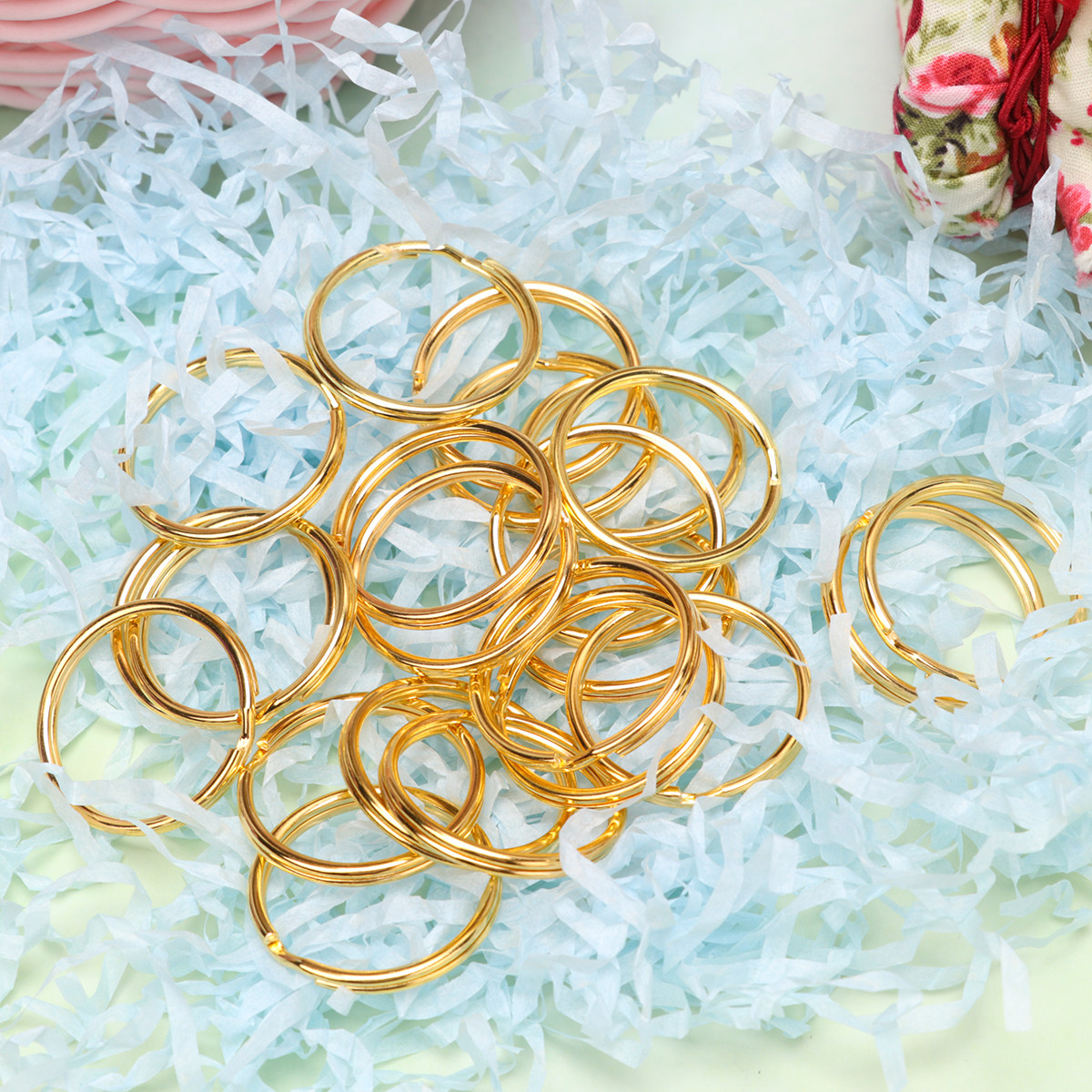 100 stuks gouden sleutelhanger - Jewelry Making Chain recensie en prijs