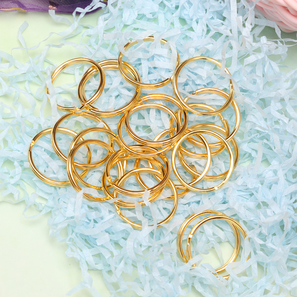 100 stuks gouden sleutelhanger - Jewelry Making Chain recensie en prijs