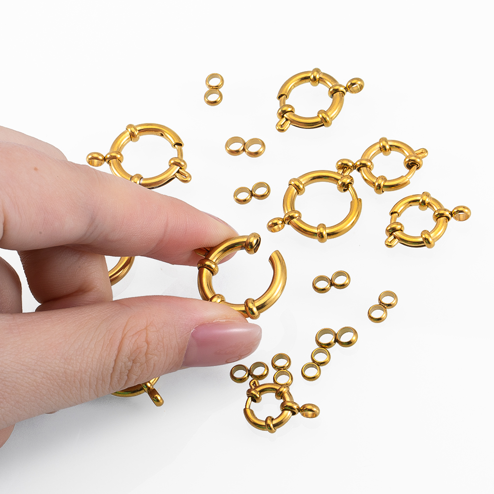 4 stuks roestvrijstalen veersl - Jewelry Making School recensie en prijs
