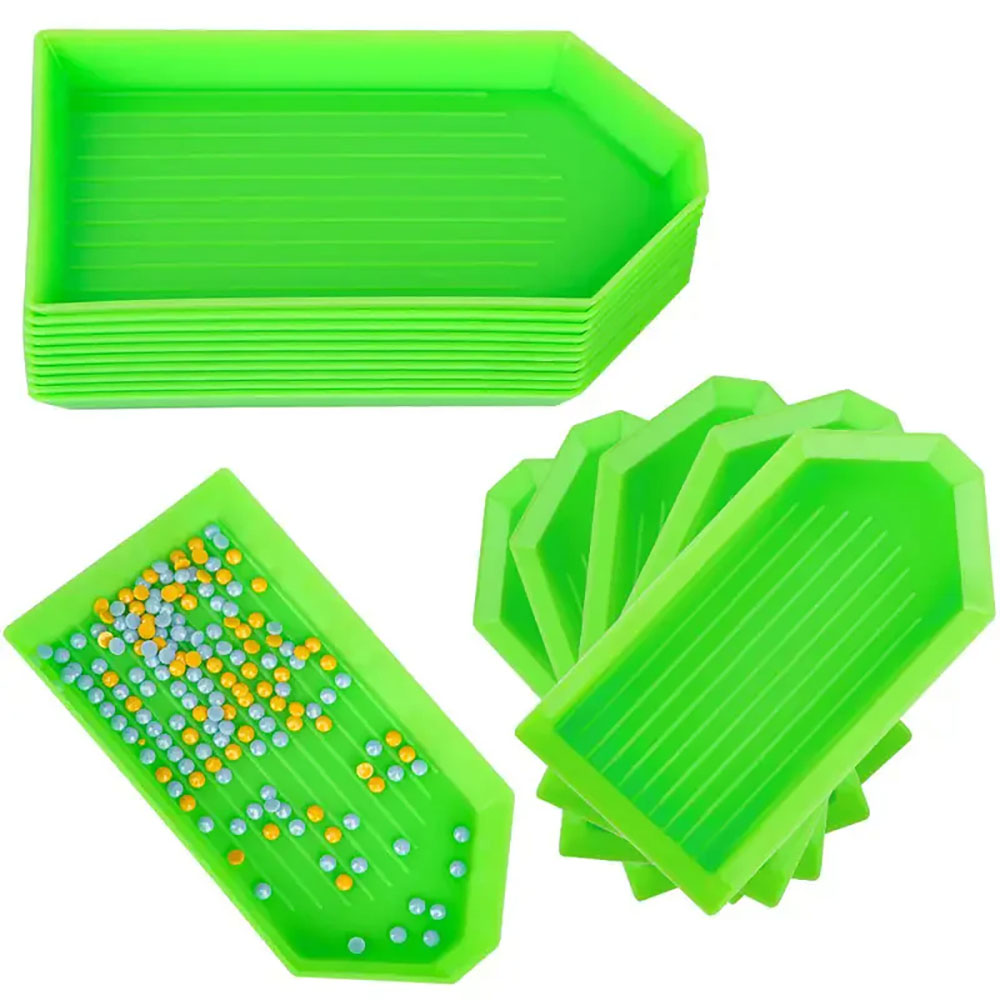 6-delige diamant schilderij kr - Bead Organizer Tray recensie en prijs