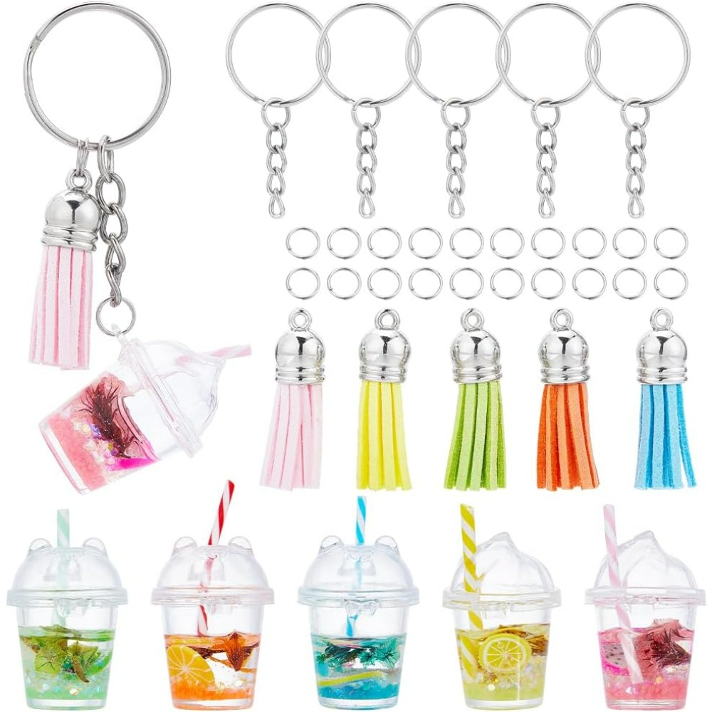 35 stks DIY 5 Sets Bubble Tea  - Jewelry Making Chain recensie en prijs