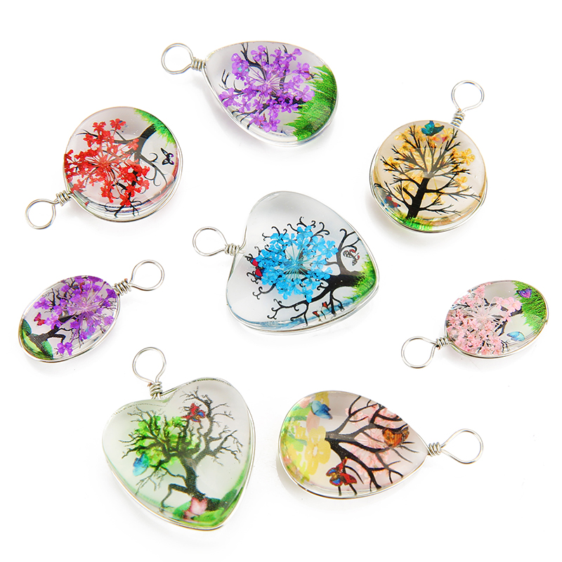 5 stks Kleurrijke Boom Kristal - Jewelry Making For Beginners recensie en prijs