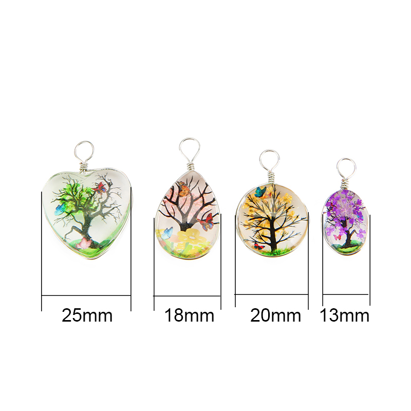 5 stks Kleurrijke Boom Kristal - Jewelry Making For Beginners recensie en prijs