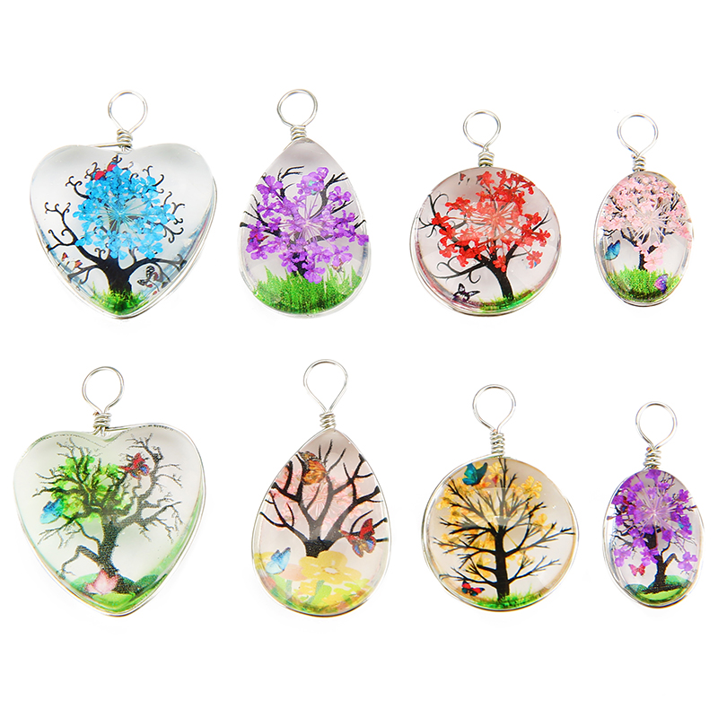 5 stks Kleurrijke Boom Kristal - Jewelry Making For Beginners recensie en prijs