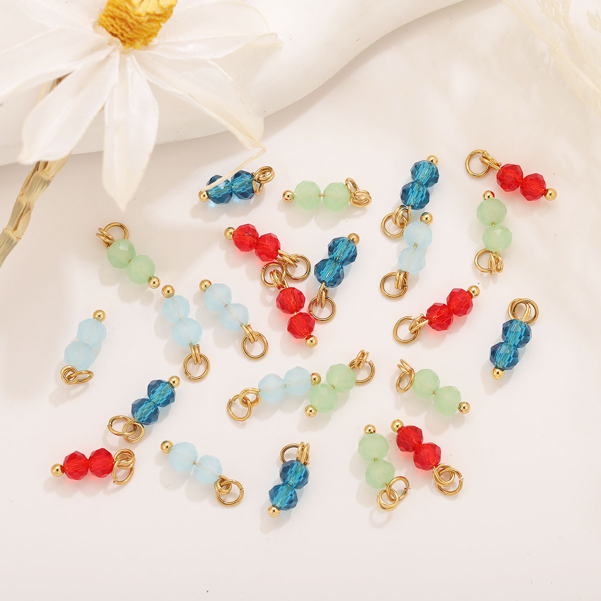 10 stuks gekleurde kristallen  - Jewelry Making For Beginners recensie en prijs