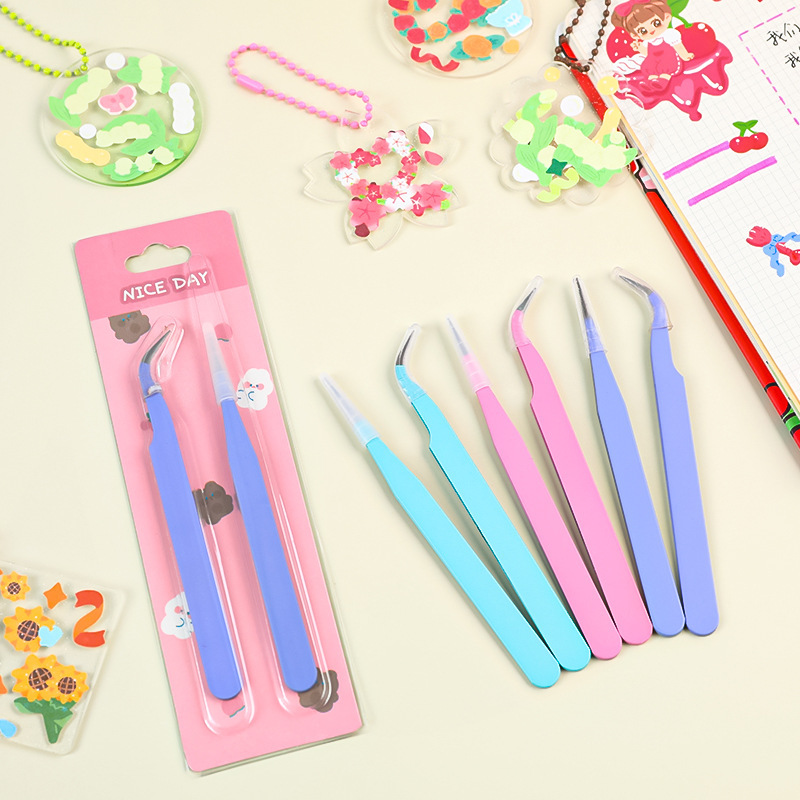 6-delige pincettenset - Hoekig - Jewelry Making Techniques recensie en prijs