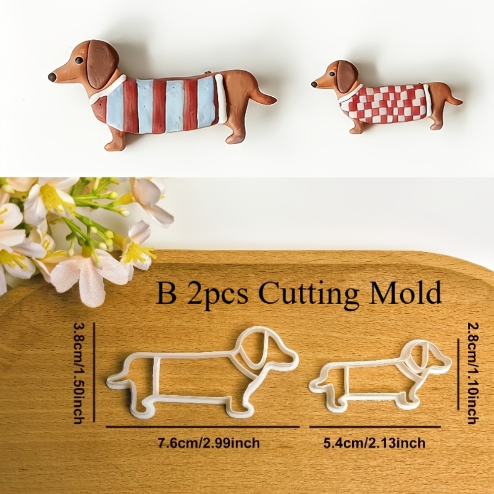 2 sets 6 stuks cartoonhondjes  - Jewelry Making Techniques recensie en prijs