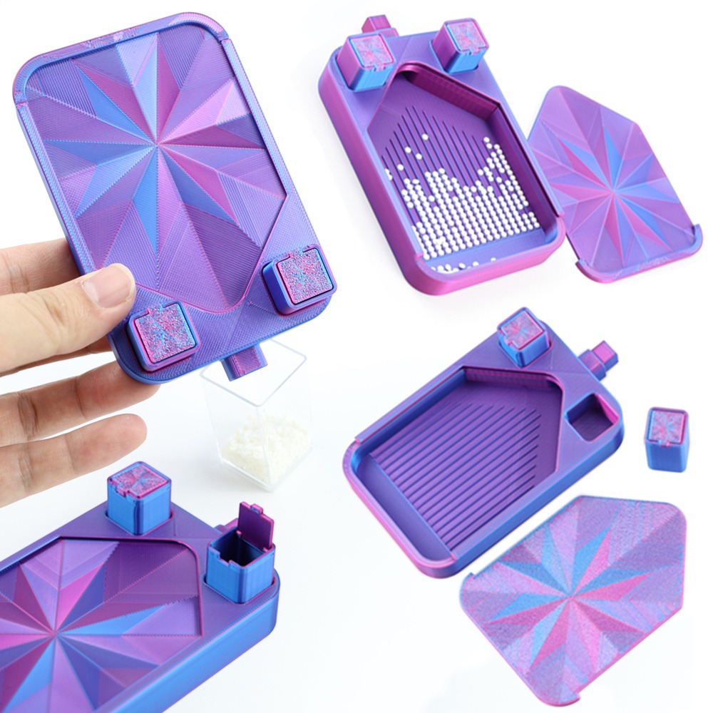 Meerkleurige diamant schilderi - Bead Organizer Tray recensie en prijs