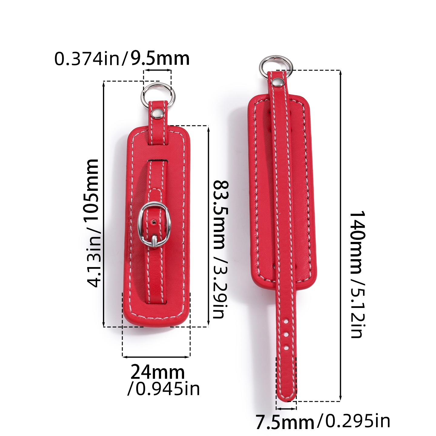 1PC PU lederen sleutelhanger D - Jewelry Making Chain recensie en prijs